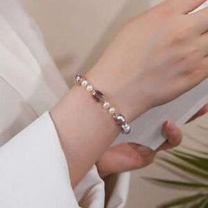 White Natural Freshwater Pearl Bracelet